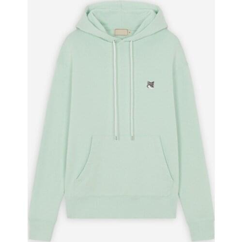 Women Men Autumn New Fashion Brand Cotton Hoodies Female High Sreet Fox Embroidery Pullover Ladies Casual Loose Black Top ML018