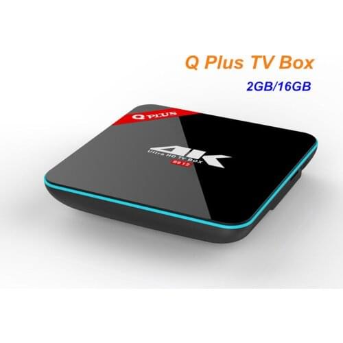 Q Plus Android 6.0 TV Box Amlogic S912 Octa-core 2G/16G Dual WiFi 4K H.265 Smart Set Top Box Media Player