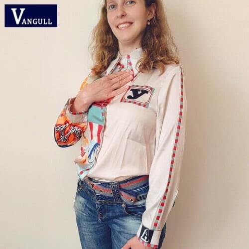 Женские атласные рубашки Vangull China At AliExpress