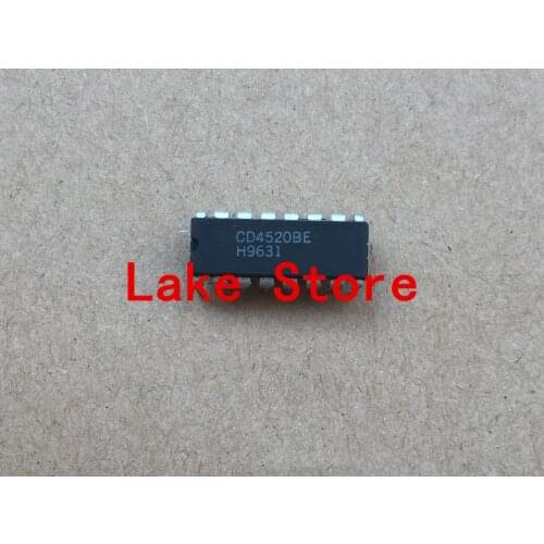 10 unids/lote CD4520BE DIP16 CD4520