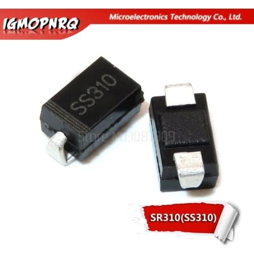 100PCS 1N5819 SS14 1N5822 SS34 SR160 SS16 1N5817 SS12 SR1100 SS110 SR360 SS36 SR240 SS24 SR2100 SS210 SS310 SMA Rectifier diode