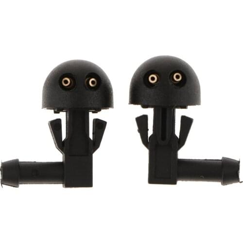 2Pcs Car Auto Window Windshield Washer Spray Sprayer Nozzle Accessories