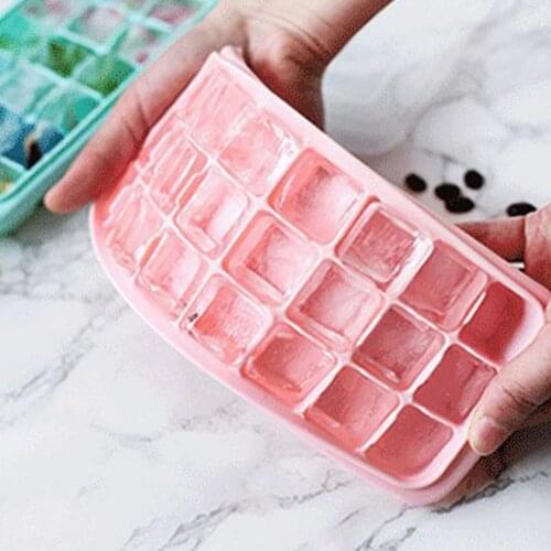 80%HOTIce Cube Trays Food-Grade Easy to Release Silicone Non-stick Ice Cube Molds for Kitchen