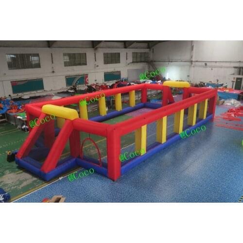 Free shipping to door!portable outdoor giant blow up inflatable soccer football field court arena pitch