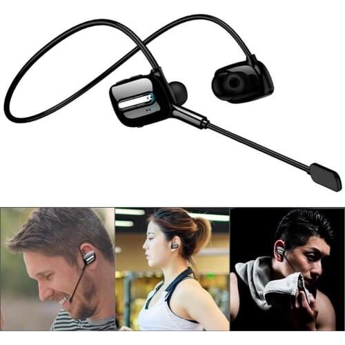 Wireless Mini Headset Bluetooth-compatible In-ear Stereo Earbuds Sport Earphone with Mic Classic Colors and Simple Design