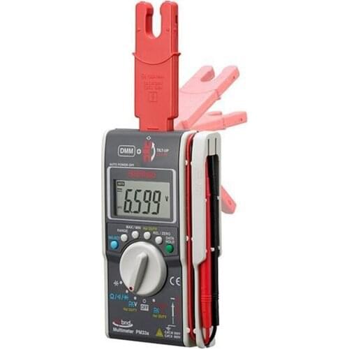 PM33A Digital Multimeters AC DC Ohm Hybrid Pocket Size DMM+Clamp Meter Electrical Auto+Manual