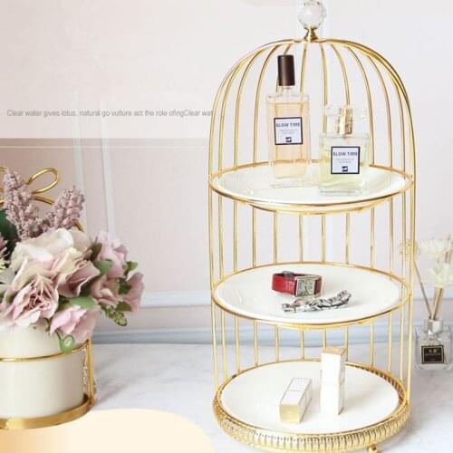 Dessert Table Decoration Display Tray Ceramic Iron Cake Shelf Afternoon Tea Snack Stand Sushi Shelf