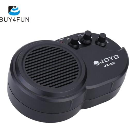 New Top Quality JOYO JA-02 3W Mini Electric Guitar Amp Amplifier Speaker with Volume Tone Excellent Distortion Effect Control