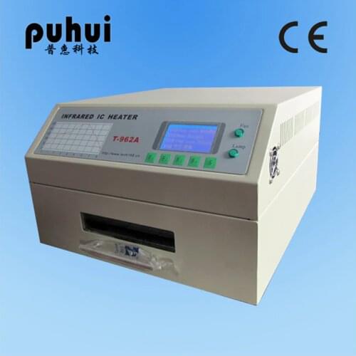 PUHUI T-962A Infrared IC Heater Reflow Oven BGA SMD SMT Rework Sation Reflow Wave Oven
