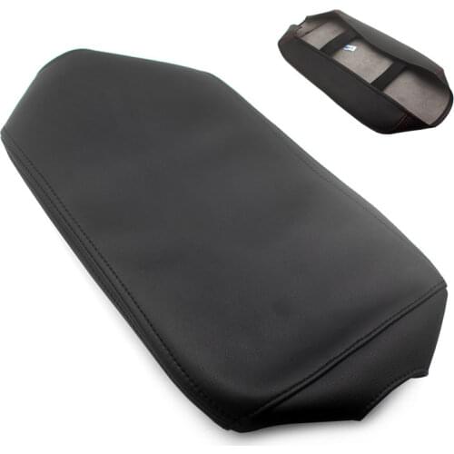 Car Interior Center Armrest Console Box Cover Microfiber Leather Sticker Trim For Mazda CX-5 2017 2018