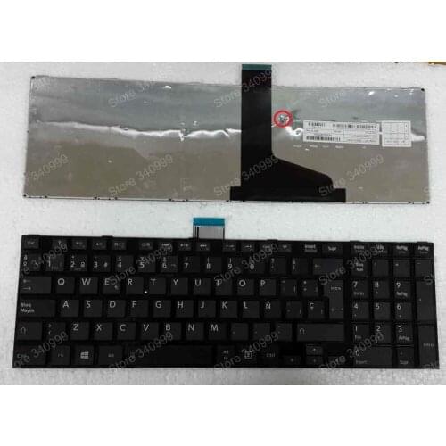 Free shipping New laptop keyboard For Toshiba Satellite c850 c855 L850 L850D L855 L855D SP Spain LA Latin Teclado with frame