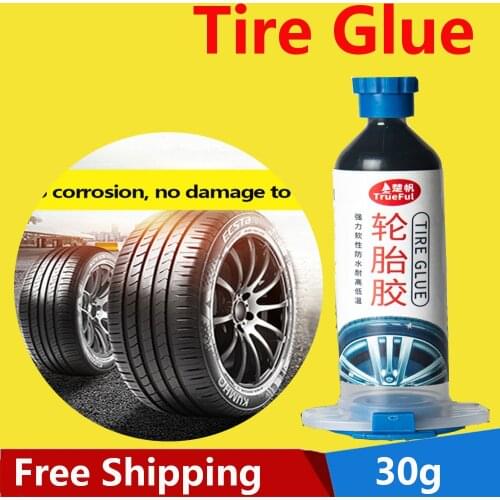 Tire Glue Repair Glue Car Special Glue Repair Tire Cracks Strong Black Glue Silicone Adhesive for Tires