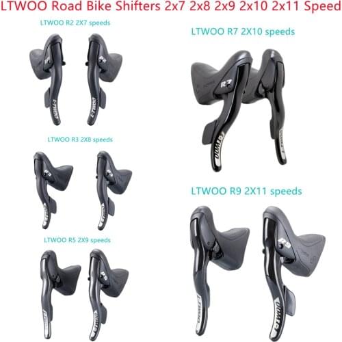 LTWOO Road Bike Shifters 2x7 2x8 2x9 2x10 2x11 Speed Bicycle Brake Lever Derailleur For R6800 R4700 Claris Sora R5800 R7000