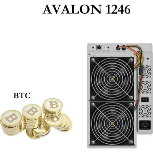 New Avalon A1246 90T Bitcoin Miner Canaan Avalonminer 1246 Btc Mining Machine Canaan Avalon A1246