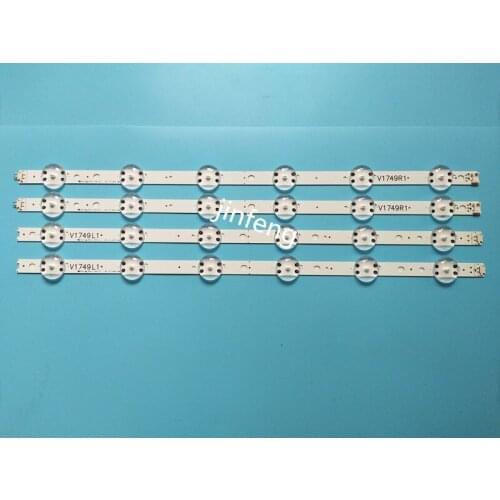 New 5set=20 PCS LED strip For LG 49UV340C 49UJ6565 49UJ670V V17 49 R1 L1 ART3 2862 2863 6916L-2862A 6916L-2863A