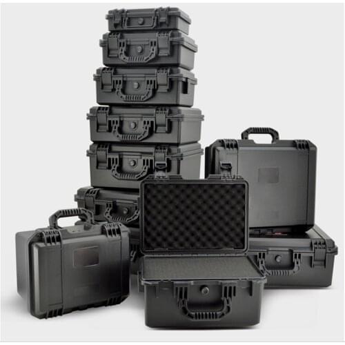 For jean-marc bucher Plastic safety box Photographic instrument Tool case Hardware toolbox waterproof box with pre-cut foam