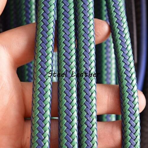 5m/lot Approx 9.3*6.2mm Flat Leather Cord Braid Rope Diy Jewelry Findings Accessories Fashion Jewelry Making Materials Bangle