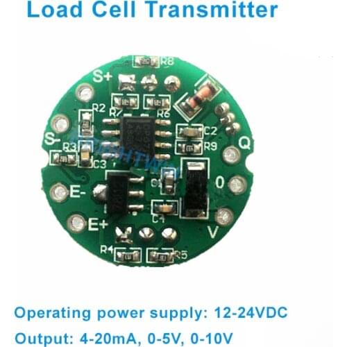 Zero Span Adjustable Load Cell Amplifier Module Tensile Pressure Weighing Sensor Signal Transmitter Board 4-20mA 0-10V 0-5V Out