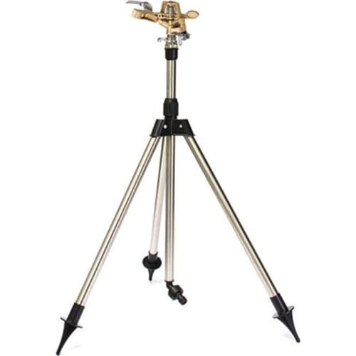Adjustable Lawn Watering Tripod Impact Sprinkler Garden Kit for Farmland Plant Flower Irrigation System 360 Degree