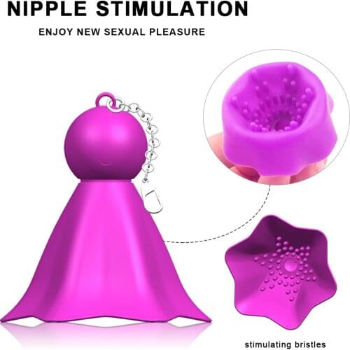 Sucking Nipple Sex Toy 10 Mode Nipple Stimulation Licking Vibrator Breast Enlargement Masturbator for Women