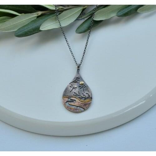 Handmade silver necklaces free shipping from Turkey