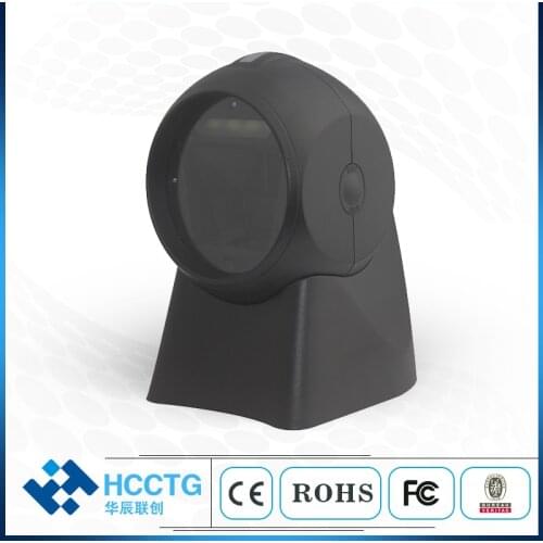 SMOS Omni Directional Scanner 1D 2D Scanner 360° Ticketing QR Code Scanner USB Barcode Reader Desktop 2d scanning platform 7301