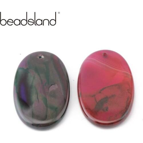 Beadsland grained unique nature stone pendant fashion trendy bohemia stone pendant for man women making pendant necklace
