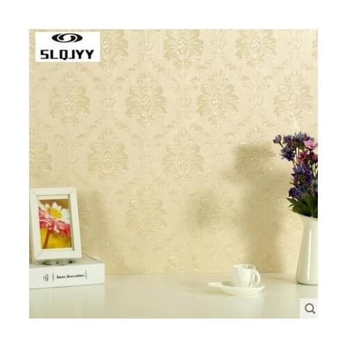 Thicken pastoral European style wallpaper self-adhesive wall stickers bedroom living room TV wall waterproof decorative stickers