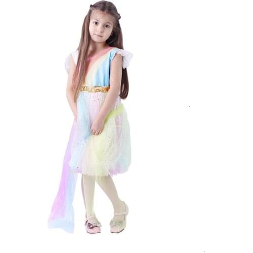 Unicorn Party Dress Kids Dresses For Girls Elsa Costume Cinderella Dress Children Elegant Girls Princess Dress fantasia infantil
