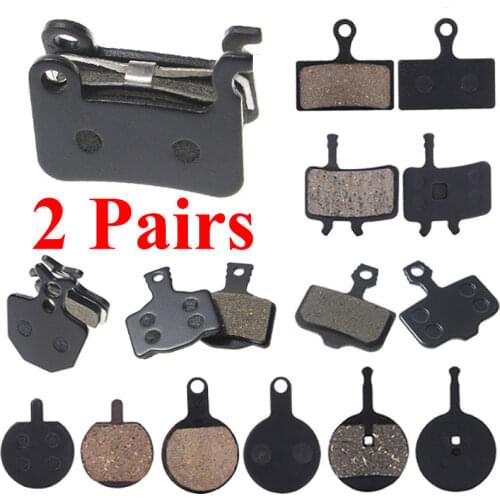 2 Pairs (4pcs) Resin Bike Disc Brake Pads MTB Bicycle Multiple For SHIMANO SRAM AVID HAYES MAGURA Mountain Cycling Bicycle Parts