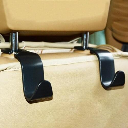 High Quality Universal Car Seat Back Hook Durable Hanger Holder Car Accessory Storage Hooks For Groceries Bag Handbag