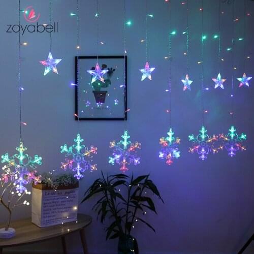 Zoyabell LED Garland Curtains