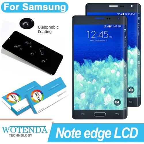 100% Original 5.6'' LCD Display Touch Screen Digitizer Assembly for Samsung Galaxy Note edge N915A N9150 Pantalla Repair Parts