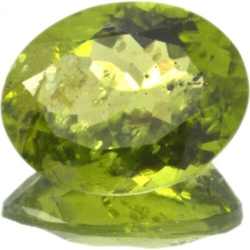 5.39ct. Peridot Oval Cut