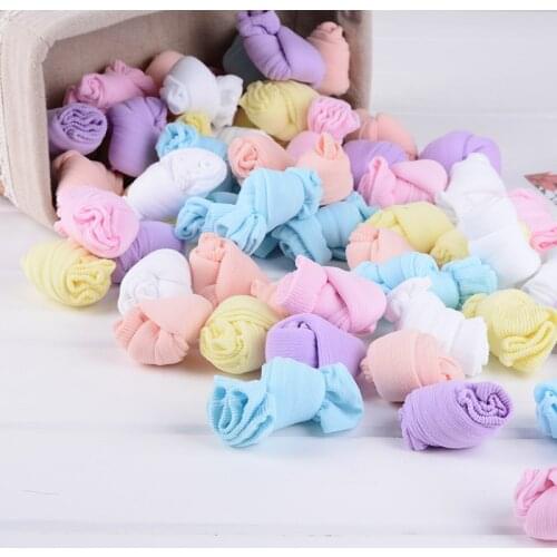 1pairs candy color baby socks for newborns socks baby girl boy childrens socks 1-3-4-8 years old