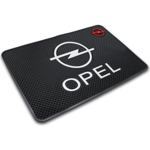 Car Logo Anti Slip Mat Phone Holder Non-Slip Mat non slip Pad For Opel Astra H G J Insignia Mokka Zafira Corsa Vectra C D car