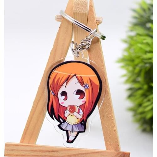 Bleach Keychain Anime Acrylic Cartoon Keyring WL0535