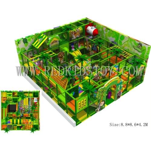 Exported to Canada Eco-friendly Indoor Play System Kids Naughty Castle Indoor 151029b