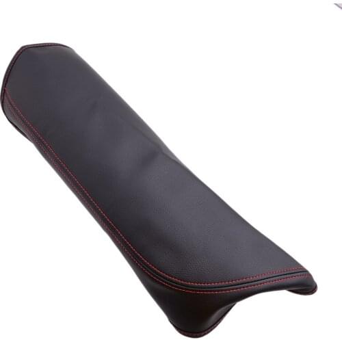 Console Armrest Box Lid Pad Cushion Cover Cap Car Black Microfiber Leather Fit for Toyota Camry 2018 2019 2020 Left Hand Drive