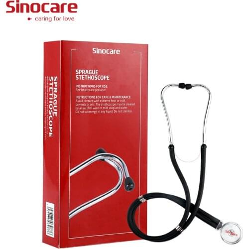 Sinocare medical stethoscope professional Double head stethoscope for Medical Clinical Use by Paramed Suitfor Nurse doctor