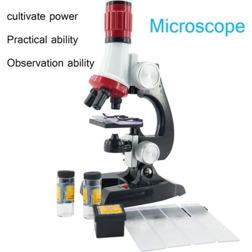Microscope Toy Set Simulation Biological Science Experiment Hd 1200 Times Microscope ChildrenS Science And Education Toy