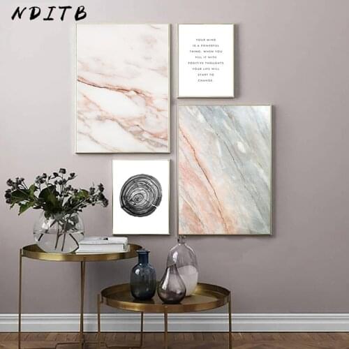 Marble Texture Abstract Poster Minimalist Modern Art Print Canvas Wall Painting Decorative Picture Contemporary Home Room Decor