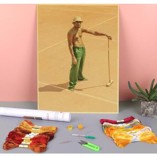 Tyler Flower Boy Printed 11CT Cross-Stitch Complete Kit Embroidery DMC Threads Painting Sewing Hobby Handicraft Jewelry