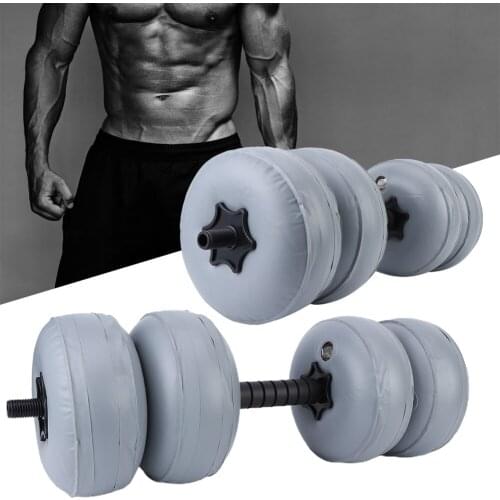 30-35kg Water-filled Dumbbell Heavey Weights Adjustable Dumbbell Set Workout Exercise Fitness Equipment for Gym Bodybuilding