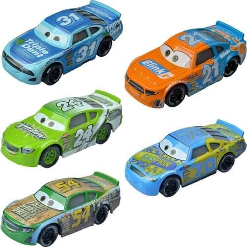 New Disney Pixar Cars 3 Cars 2 Lightning McQueen Number Racer 1:55 Diecast Metal Alloy Model Toys For Childrens Birthday Gift