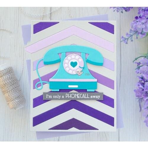 New Retro telephone metal Cutting Dies Stencils DIY Scrapbooking Paper/photo Cards Embossing Dies