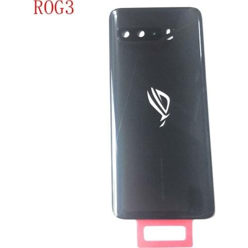 Original For Asus ROG 2 I001D Battery cover back rear door housing back frame rog 3 rog3 I003D glass spare parts