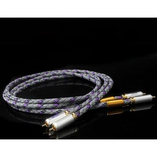 Pair Audio XLO Signature S3-1 Singled-Ended HiFi RCA Cable Hi-end CD DVD Amplifier Interconnect 2RCA to 2RCA Male Audio Cable