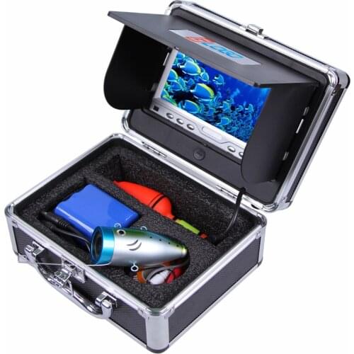 30Meters Deepth of Super Mini 700TVL Underwater Camera & 3.5" Digital LCD Monitor Kit with DVR Function & Anti-sunshine Cover