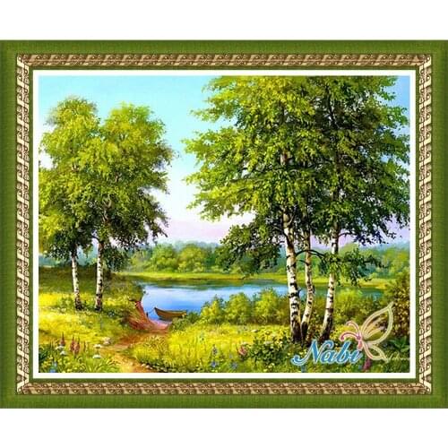 Nature crystals 5d diy rhinestone 5383R - Square diamond mosaic painting Diamond embroidery cross stitch